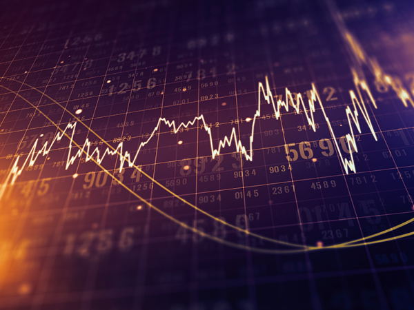 An illustration of trading charts