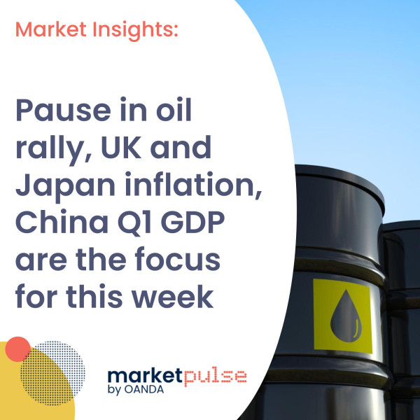 Market Insights Podcast – Pause in oil rally, UK and Japan inflation, China Q1 GDP are the focus for this week