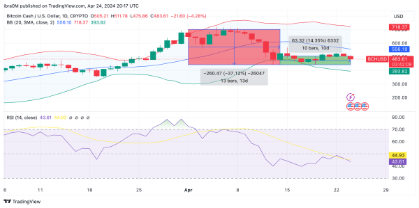 Bitcoin Cash (BCH) Price Forecast | Source: TradingView