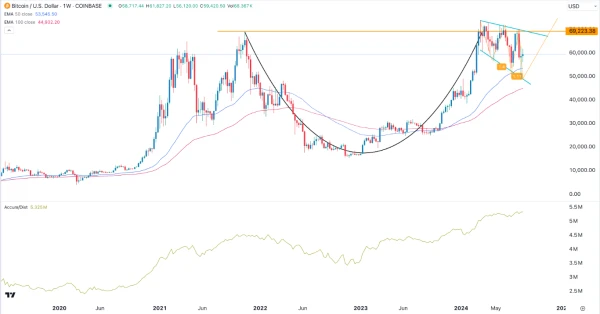 BTC/USD Signal: Bitcoin Chart Rises (Chart)