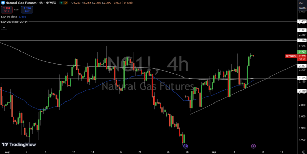 Natural Gas (NG) Price Chart