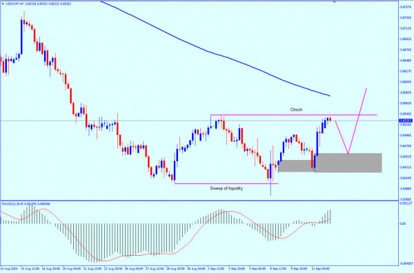 USD/CHF: outlook on September 12