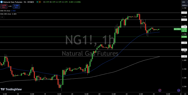 Natural Gas (NG) Price Chart